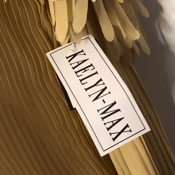 NWT KAELYN-MAX Beige Top Size Large - Picture 6 of 15